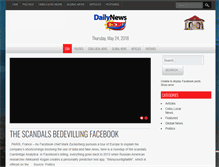 Tablet Screenshot of dailynewscebu.com